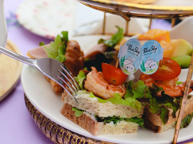 afternoon tea @ The Blue Sky Resort Khao Kho