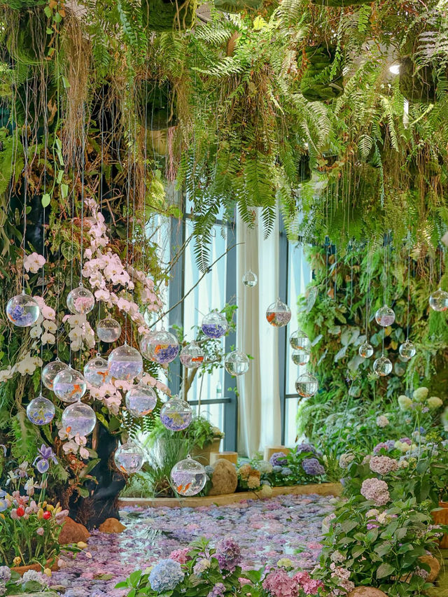 Hangzhou West Lake｜Indoor Monet Garden with Hydrangea Sea & Misty Aquarium 🌸🌿