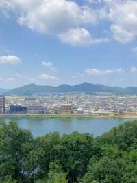 【国宝】犬山城から見下ろす犬山の絶景