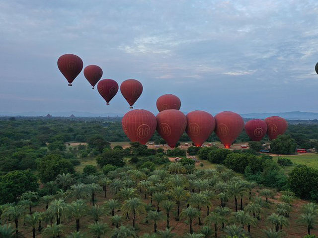 Balloons over Bagan
