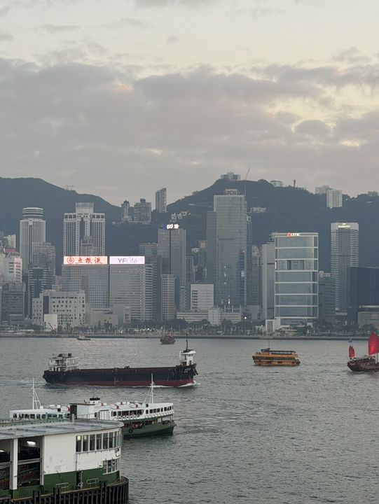 在維港的迪士尼聖誕🎄