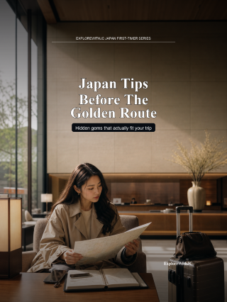 🇯🇵 ゴールデンルートを予約する前に知っておくと便利な日本旅行のヒント
