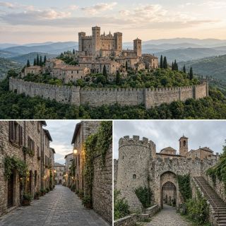 Entering Gradara for the First Time
