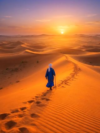 The Sahara Desert is located in northern Africa and spans several countries, including Morocco, Algeria, Tunisia, and Libya, and is the largest and hottest desert in the world. The vast sea of ​​​​sand and magnificent golden sand dunes are full of mystery and adventure. In addition to the magnificent views, the starry sky at night without light pollution is very spectacular and is definitely one of the must-see lists of life.

Tour route suggestions
1. The first stop is recommended to start from Merzouga, Morocco, a town that is the most popular entrance into the Sahara Desert. You can generally choose to charter a car, group tours, or drive yourself.
2. Upon arrival, you will usually enter the desert area by four-wheel drive vehicle or by camel. The camel tour takes about 1 to 2 hours and enjoys the undulating golden sand dunes along the way.
3. It is recommended to schedule a trip to the Berber Camp in the evening to experience the authentic desert culture, taste an authentic dinner and enjoy the sunset and performances.
4. Stargazing at night at the camp, where the Milky Way is clearly visible without light pollution, is one of the highlights of the Sahara Desert.
5. The next day you can schedule a sunrise trip, wake up early and enjoy the fantastic scene of the sand sea being dyed red by the morning light, then return to Merzouga to end your journey.

Must-play items and photo spots
· Camel ride across the dunes: Experience traditional nomadic life with classic camel team photos in the sand
· Desert sunset and sunrise: The golden sand sea with sunset/morning light is very shocking
· Bedouin camp experience: tasting food, listening to traditional music, watching the stars
· Take pictures on the dunes: Golden time light and shadow portraits, super beautiful
· Starry Night Shooting: Remember to bring a tripod for star trail photography under the boundless sea of ​​sand at night

Practical strategies and tips
1. The desert has a large temperature difference between day and night. It is recommended to bring long-sleeved shirts, jackets and scarves, and prepare sun and sand protection equipment (sunglasses, hats, lip balm, etc.)
2. Water is limited in desert areas, so remember to bring your own plenty of drinking water and snacks
3. Please fully charge electronic products in advance, bringing a charger or mobile power supply if necessary
4. When joining a camel tour, keep your luggage light and don’t bring too much stuff into the desert
5. Follow the instructions of your local guide and do not leave camp alone at night

Precautions
· The Sahara Desert has strong sunshine, so you must apply high sun protection index sunscreen
· Please be sure to wear a mask or scarf to cover your face during heavy wind and sand
· Temperatures drop sharply at night, if you go in winter especially pay attention to keep warm
· It is recommended to follow an accredited guided tour for safety

Topic: #Sahara Desert #Desert Exploration #Starry Sky Experience #Camel Tour #Sahara Photography