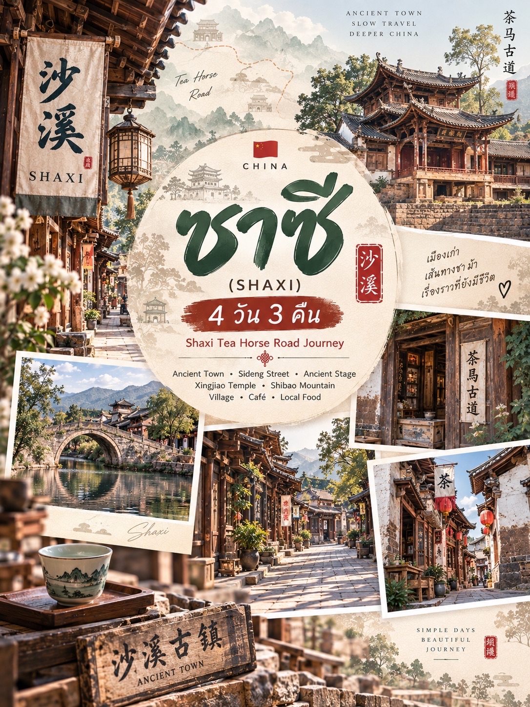 🏮 Sazi, một thị trấn cổ kính nhỏ xinh ở Vân Nam, Trung Quốc 🇨🇳