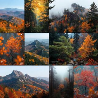제가 방문했을 때 그랜드파더 마운틴(Grandfather Mountain)은 정말 장관이었습니다.