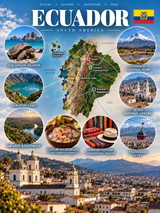 🇪🇨✨ エクアドル — 小さな国に広がる驚異の世界