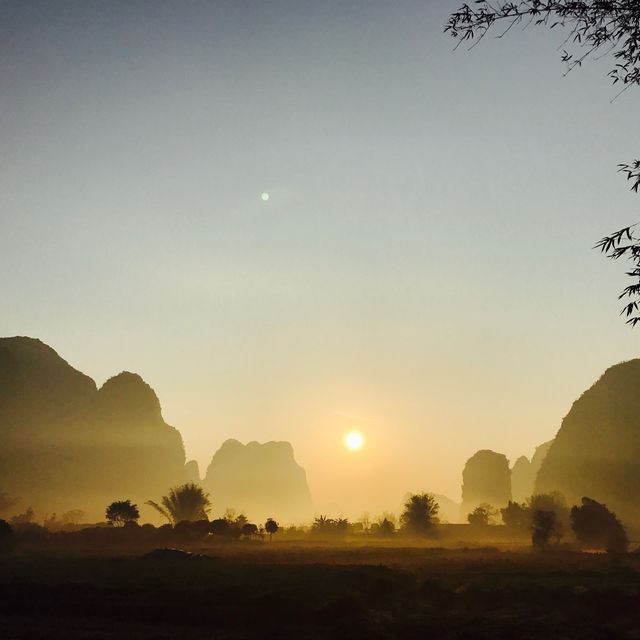 Karst Mountains in Yangshuo