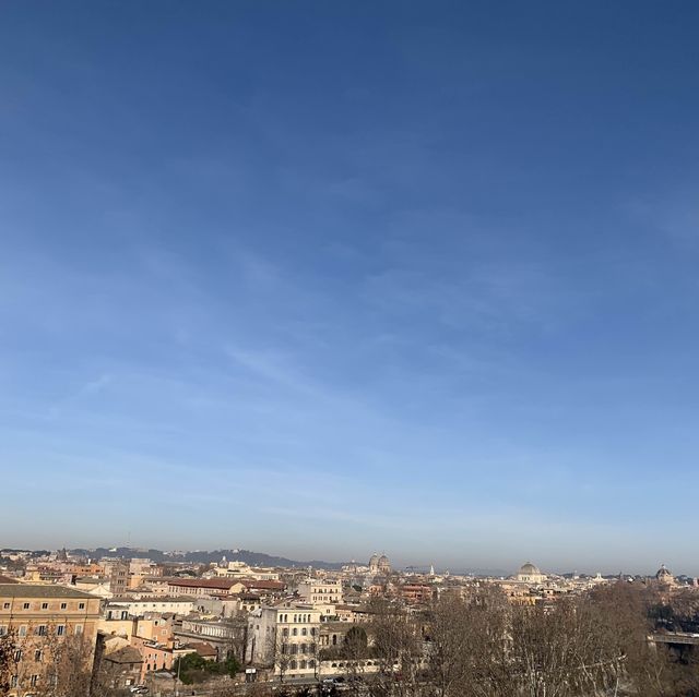 A morning route in Rome