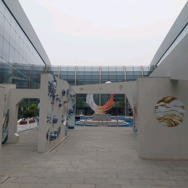 The imposing, nice, elegant DAX airport in Beijing