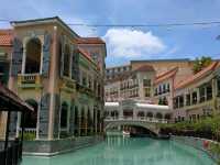 Clear Waters and Shops at Venice Grand Canal