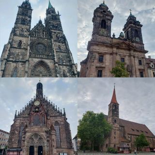โบสถ์ที่สวยงามในเนิร์นแบร์ก (Nürnberg) ประเทศเยอรมนี