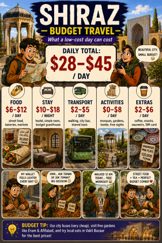 🗺️ Shiraz for Every Budget