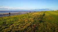 England's stunning beach, Crosby Beach in late autumn.