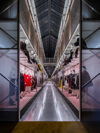 Prada's new exhibition was actually held in a train station?!