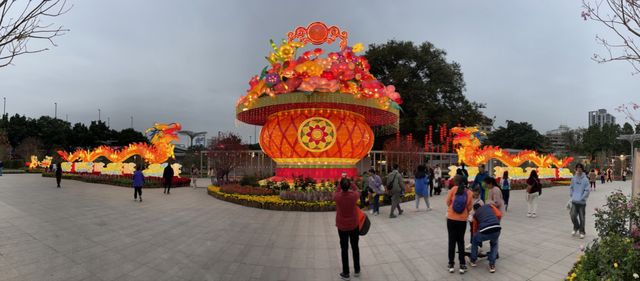 廣州文化公園2024迎春花會亮燈啦（續）！