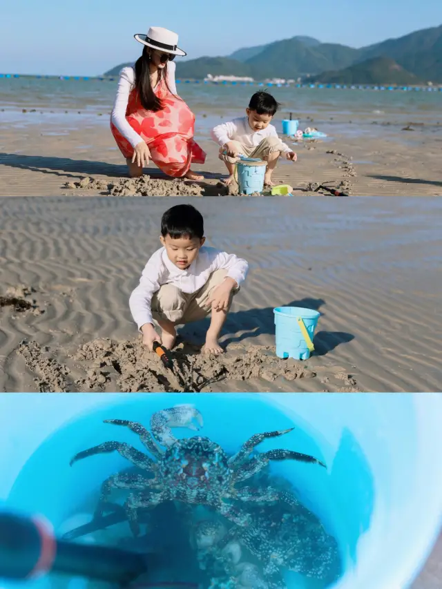 Breezy Travel Photography | Capture the wonderful moments of a family seaside vacation at Jiaochangwei Beach
