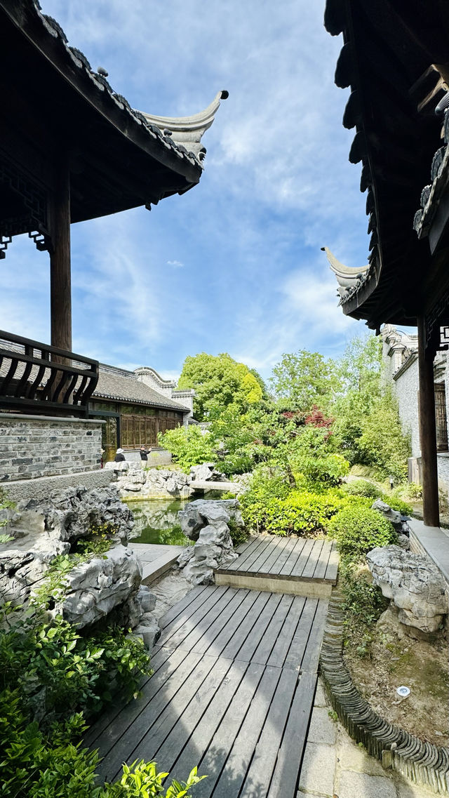 周末出去走走吧｜古鎮裡的花開得特別好