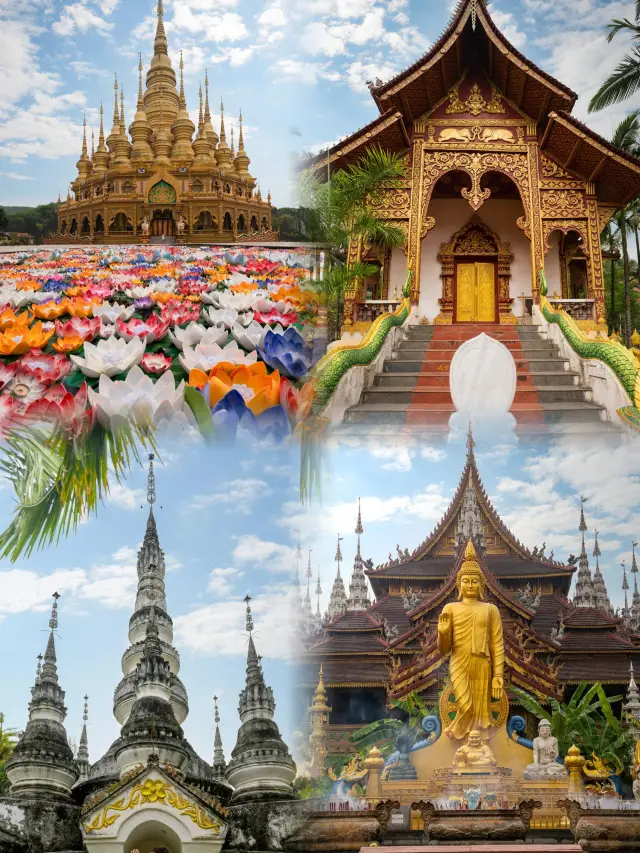 The lesser-known pure white temple in Xishuangbanna can produce peak masterpieces