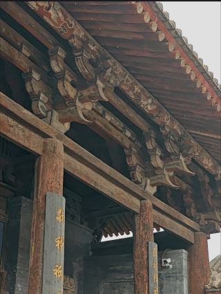 Jiulang Temple in Hancheng, Shaanxi
