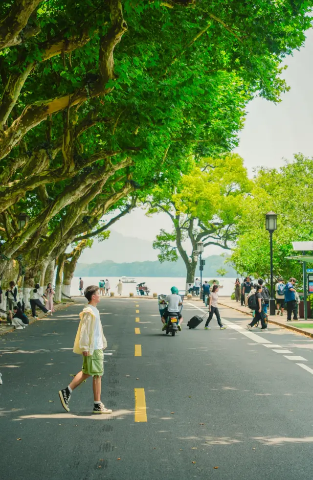 Indeed, the development of the West Lake by Hangzhou residents is less than 10%