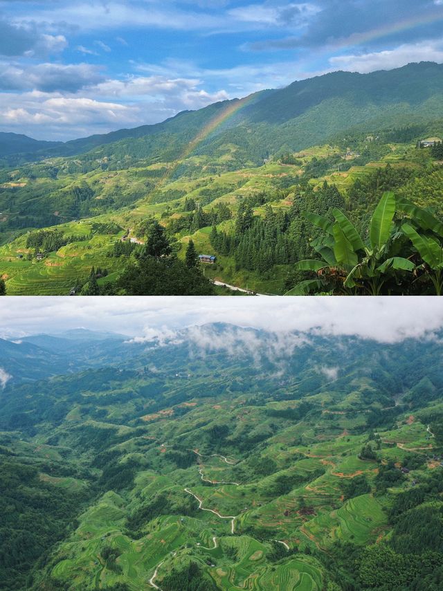 貴州小眾秘境！睡進高山梯田間的千年古寨