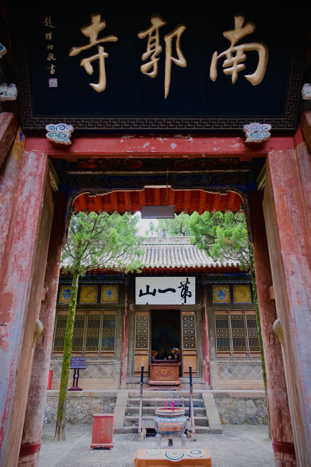 如果說古樹是南郭寺的根，那杜詩就是南郭寺的魂。