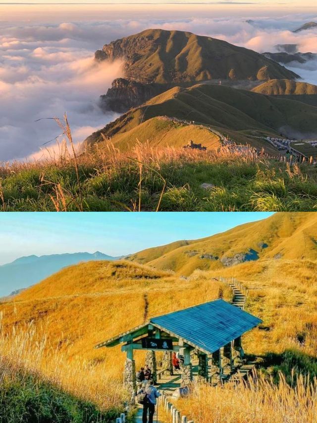 來爬武功山啦。