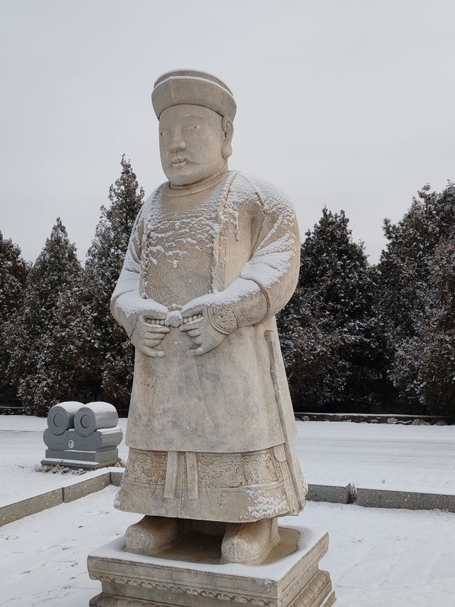 薄雪紅妝祭皇家——清東陵