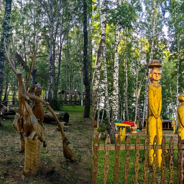 探秘托木斯克：木雕主題公園，藝術與自然的完美邂逅！