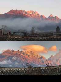邂逅白沙古鎮，住進雪山下的雲舍客棧