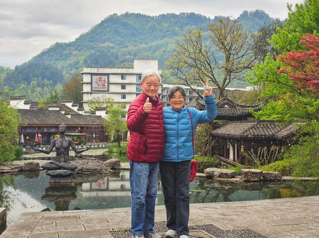2024年4月10日帶父母去春遊（歙縣）