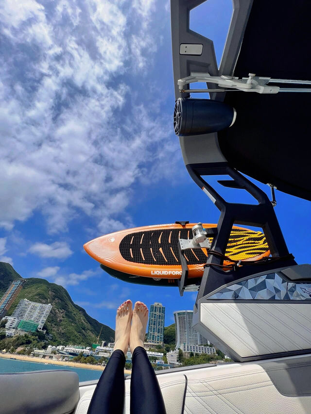 🌊深圳南丫島淺水灣，尾波衝浪超刺激