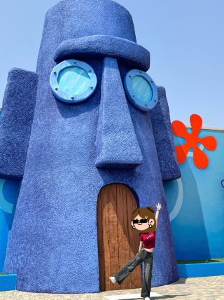 Yeah, be a resident of Bikini Bottom Beach for a day! 🪼