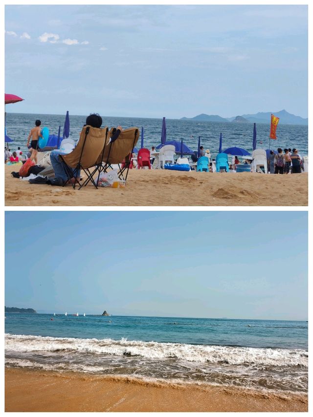大梅沙海濱公園超靚，但真心唔建議8月去，因為........