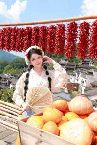 婺源篁嶺｜雲端上的曬秋童話世界