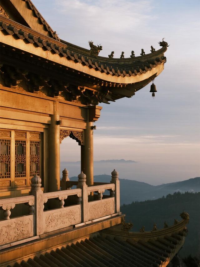 峨眉山金頂佛光之旅！雲海日出與靈猴的秋日奇遇