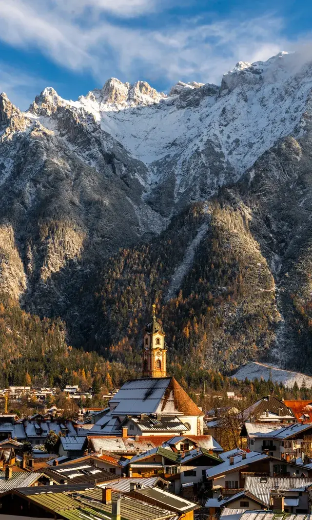 我在慕尼黑南郊找到德國雪景天花板！