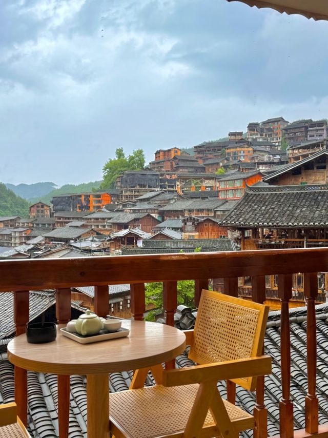 千戶苗寨找到一家特別適合拍照的民宿