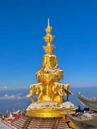 風景優美，去旅遊不來一次峨眉山，真的很可惜，每年都有不一樣的風