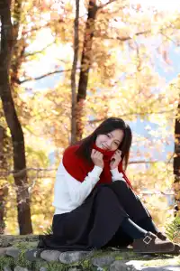 永嘉紅楓古道的紅楓紅了