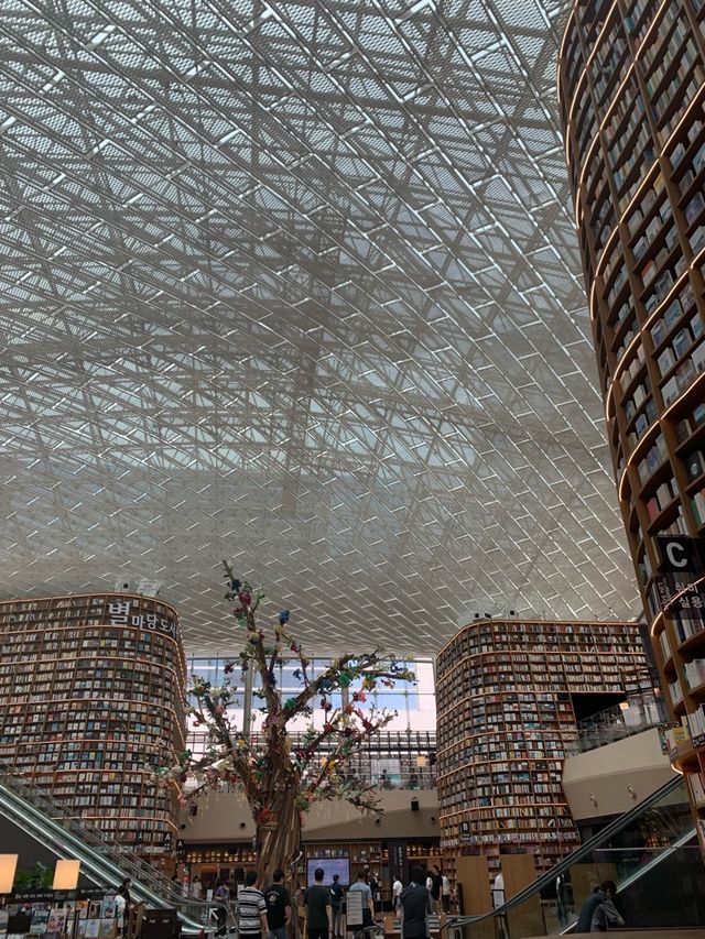 韓國coex mall星空圖書館