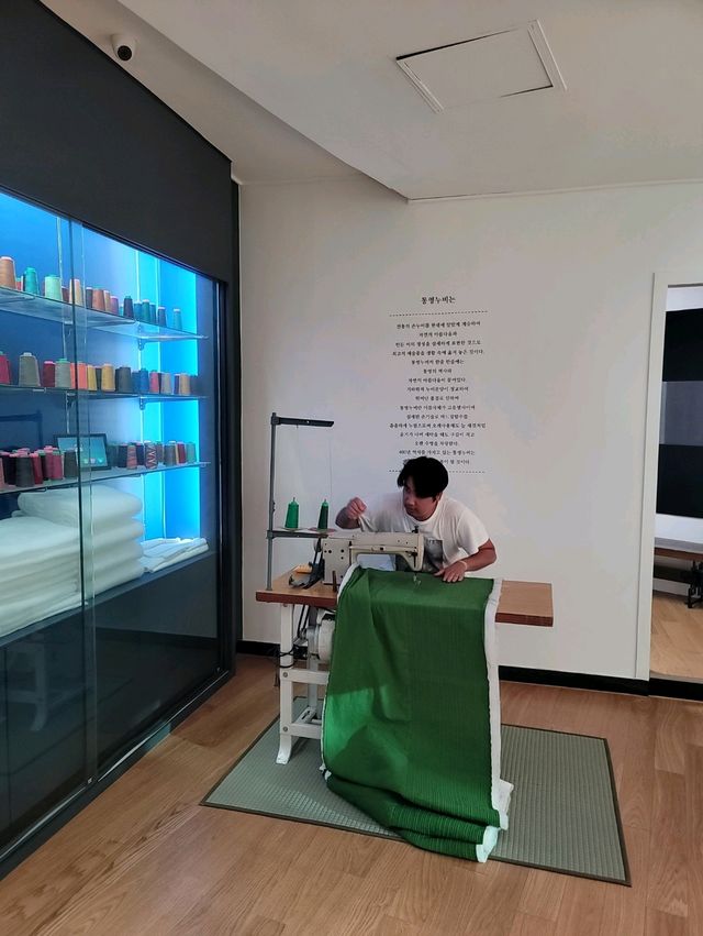 전통공예기법인 통영누비를 알리는 누비홍보관👕