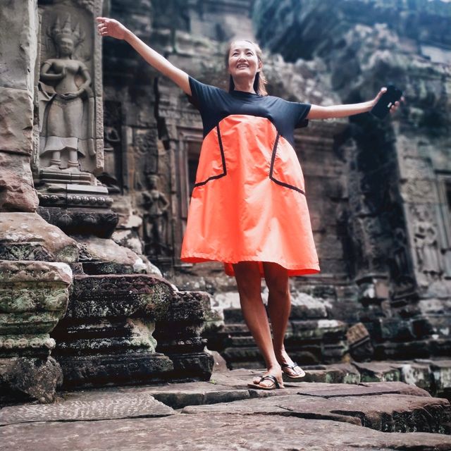 Angkor Wat sunrise without the sun.