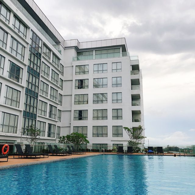 馬來西亞🇲🇾沙巴👙🩱白天🈚️邊際海景📍 Kota Kinabalu Marriott Hotel