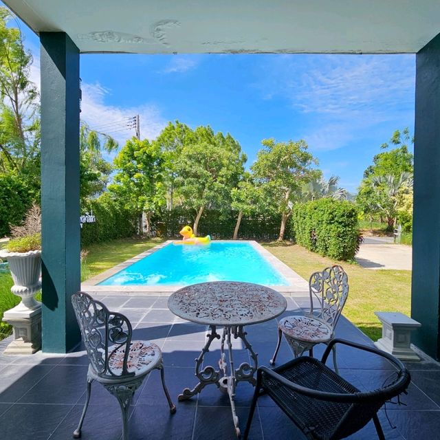 บ้านพัก poolvilla มีความส่วนตัว