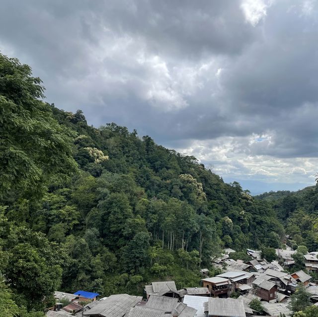 🏡🌿ถ่ายรูปเช็คอินถิ่นแม่กำปอง⛰️🌸