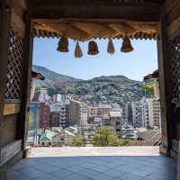 【諏訪神社】１０月７日から９日までの３日間［長崎くんち］が奉納される…凄い階段が有る神社。