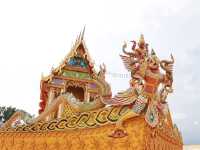 ไปวัดท่ามะกอก  ชมโบสถ์เรือนารายณ์ทรงสุบรรณ