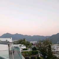八仙嶺和大帽山 , 浮圖夕照！風景絕佳！